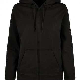 Womens basic zip hoodie