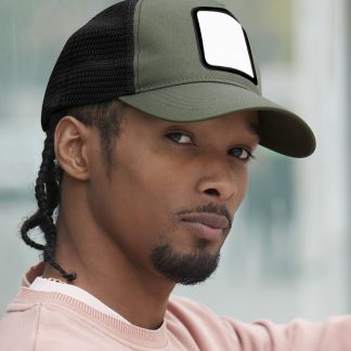 Appliqu? patch 5-panel trucker