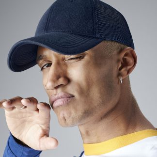 Jersey athleisure trucker