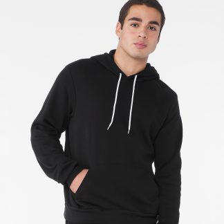 Unisex polycotton fleece pullover hoodie