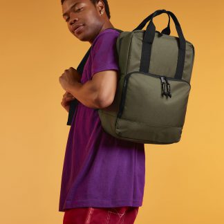 Recycled twin handle cooler backpack