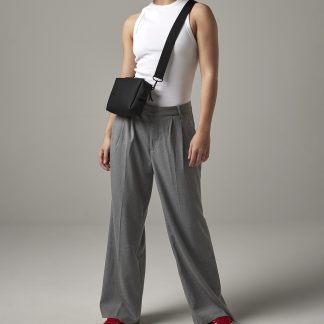 Matte PU cross-body bag