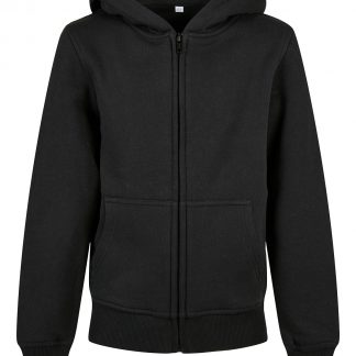 Organic kids basic zip hoodie