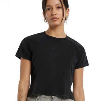 Womens vintage cropped tee