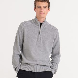 Wakhan  regen zip knit sweater