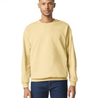 Softstyle midweight fleece adult crew neck