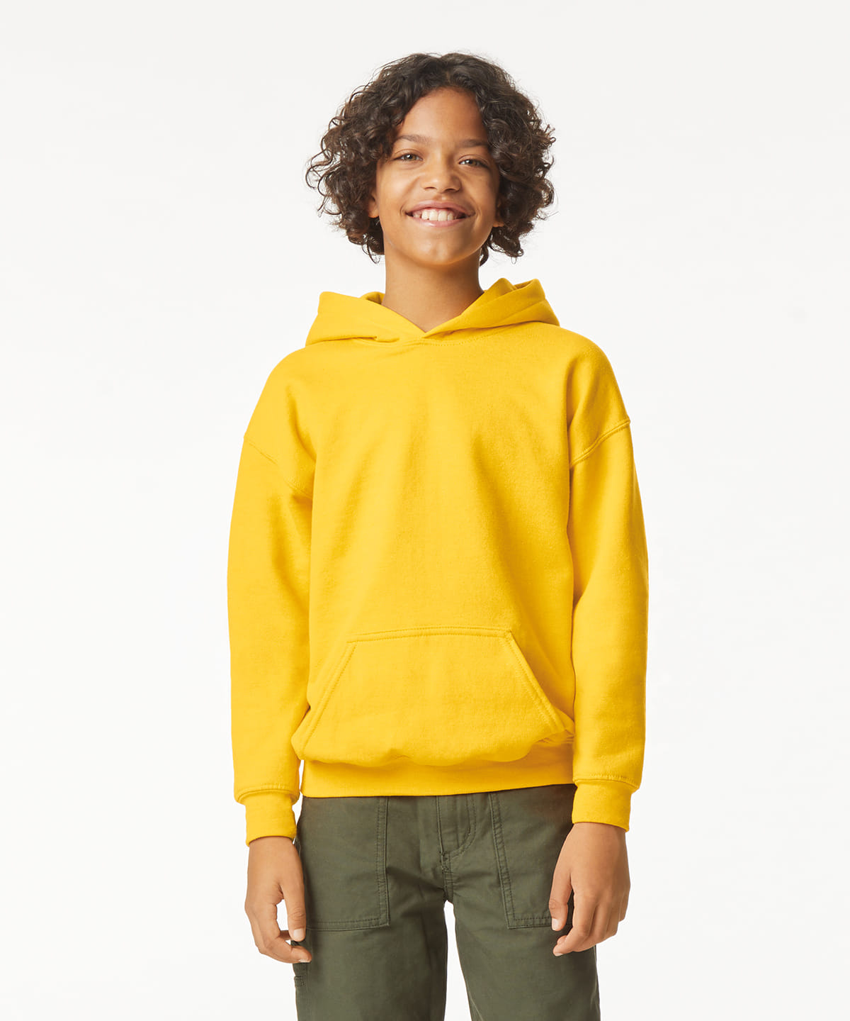 Softstyle midweight fleece youth hoodie