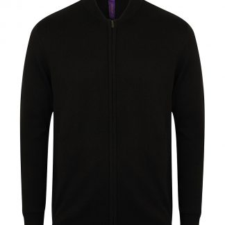 Unisex zip-through cardigan