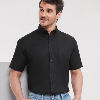 Short sleeve easycare Oxford shirt