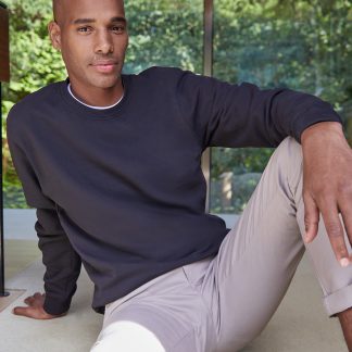 Regular fit piqu? sweatshirt