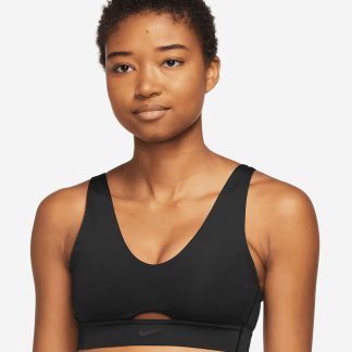 Womens Nike Dri-FIT indy plunge cutout bra