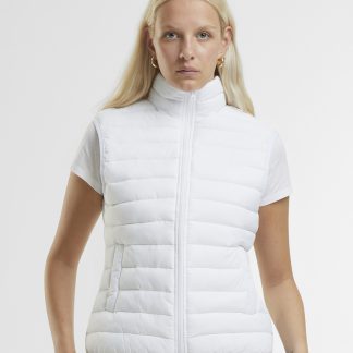 Womens light puffer vest
