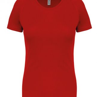 Ladies' short-sleeved sports T-shirt