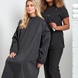 Long sleeve waterproof salon gown