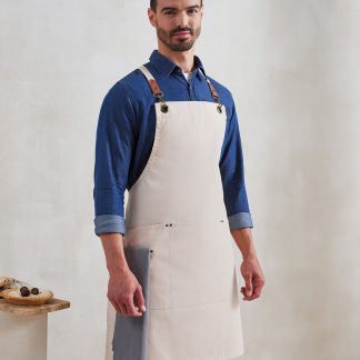 Clip n Clasp cross-back bib apron