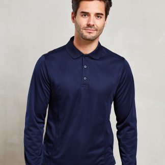 Long sleeve Coolchecker piqu? polo