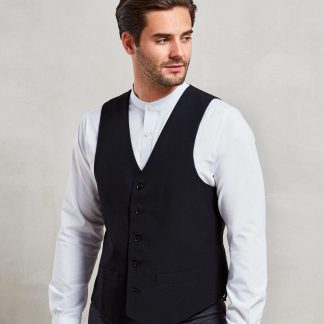 Lined polyester waistcoat