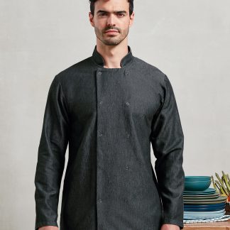 Denim chef's jacket