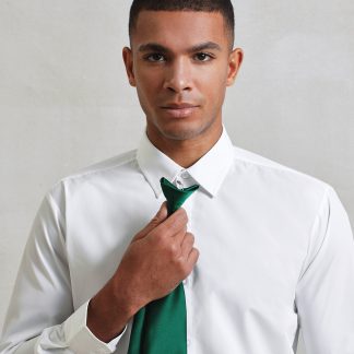 'Colours' satin clip tie