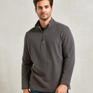 Unisex Recyclight 1/4 zip microfleece