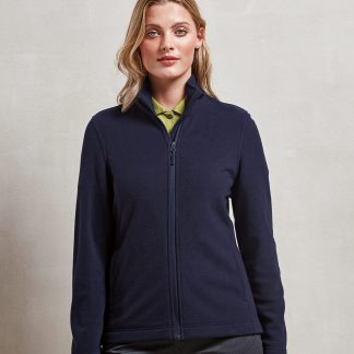 Womens Recyclight full-zip microfleece