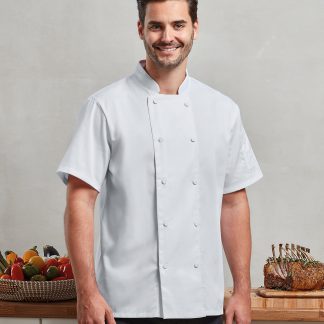 Chefs Coolchecker short sleeve jacket