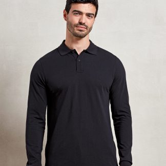 Essential unisex long sleeve workwear polo shirt