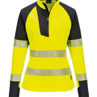 Womens PW3 Hi-vis zip sweatshirt (T173)