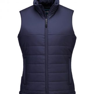 Womens professional insulated baffle gilet (S607)