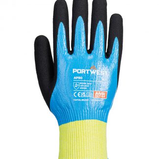 Cut D13 Nitrile aqua gloves (AP50)