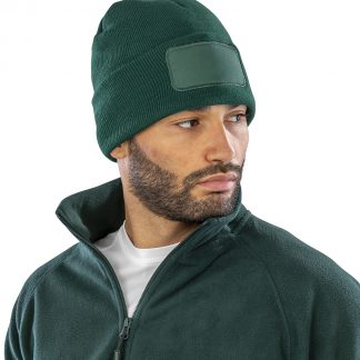 Double-knit printers beanie