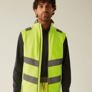 Hi-vis Pro contract Ablaze softshell bodywarmer