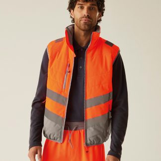 Hi-vis two-tone thermal bodywarmer
