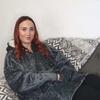 Heated Eskimo blanket hoodie