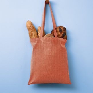 Recycled cotton shopper long handle