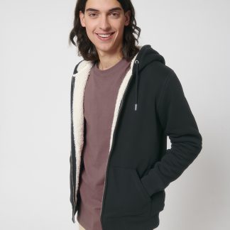 Unisex Hygger sherpa zip-through sweatshirt (STSU956)