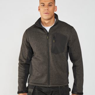Brady zip-through knitted fleece