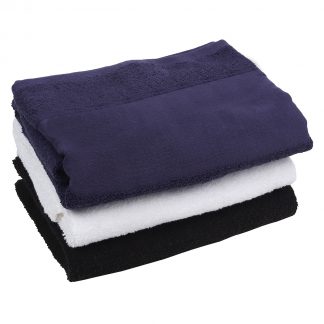 Printable border bath towel