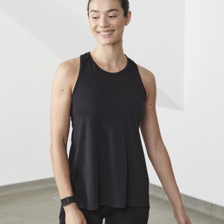 Women's open back vest