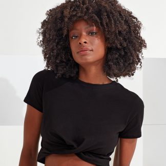 Womens TriDri twist crop top
