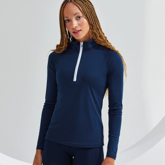 Women's TriDri long sleeve performance  zip