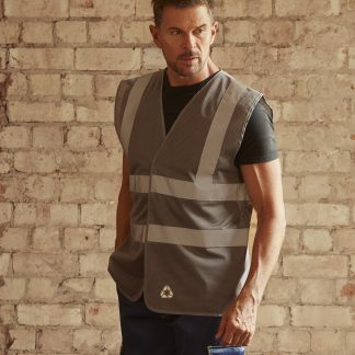 Top cool open mesh 2-band-and-braces waistcoat (HVW120)