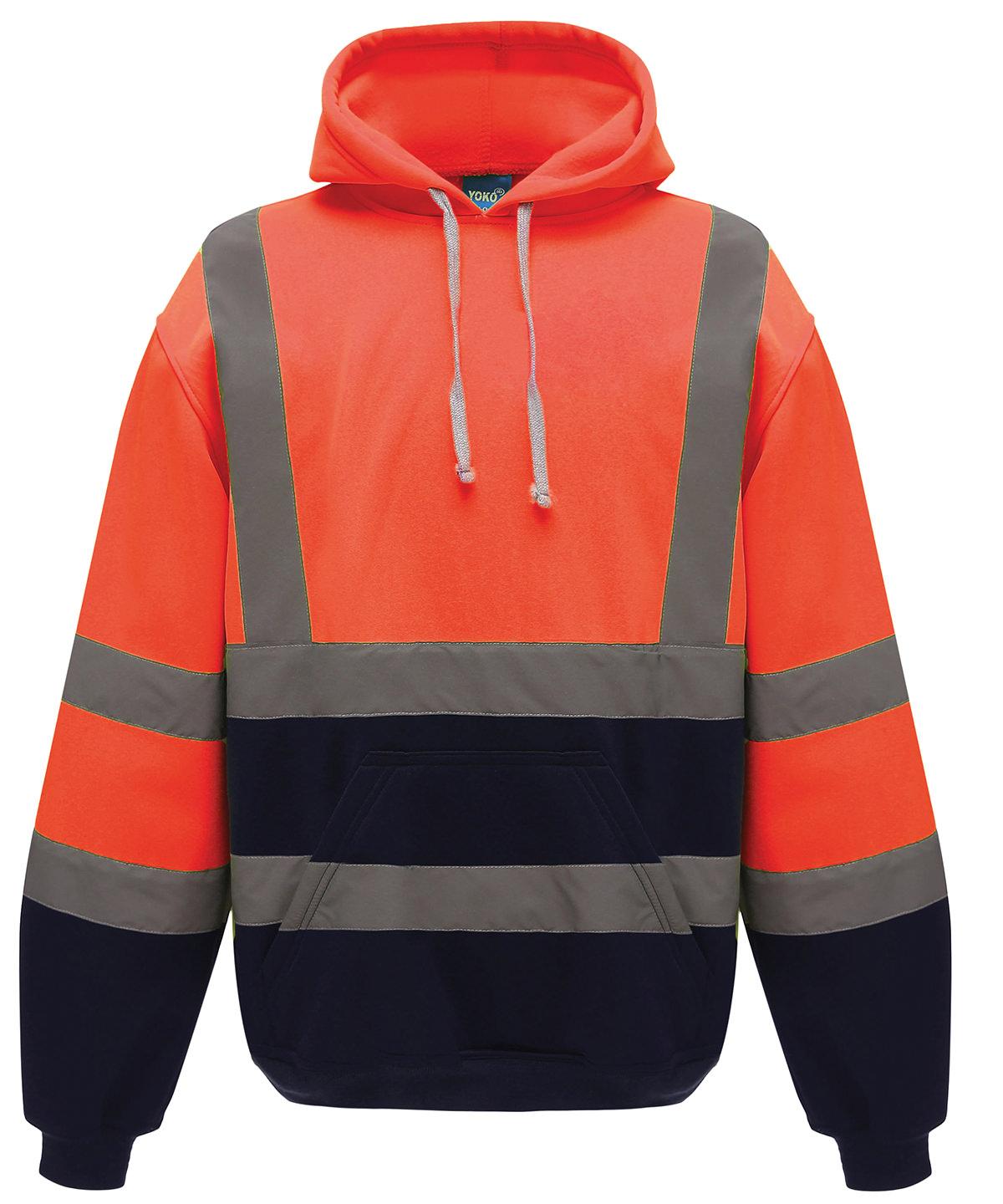 YK032_LS00_2025.jpg Hi-vis pull-over hoodie (HVK05)