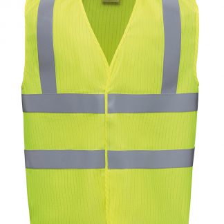 Hi-vis flame-retardant anti-static waistcoat (HVW100ASFR)